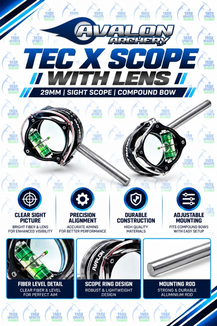 Avalon Tec X Scope With Lens 29mm for Compound Bow